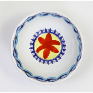 Antipastiera tonda ceramica siciliana de simone Tramontana BUFTR