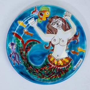 Circular plate DS 18 cm Mermaid PT18DS-32