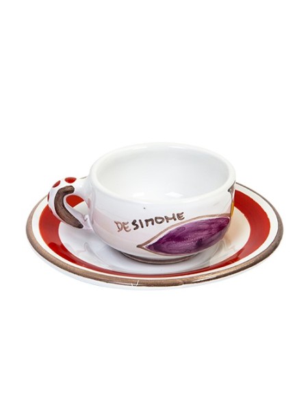 Tazzina caffè piattino Folk TZZ59FK