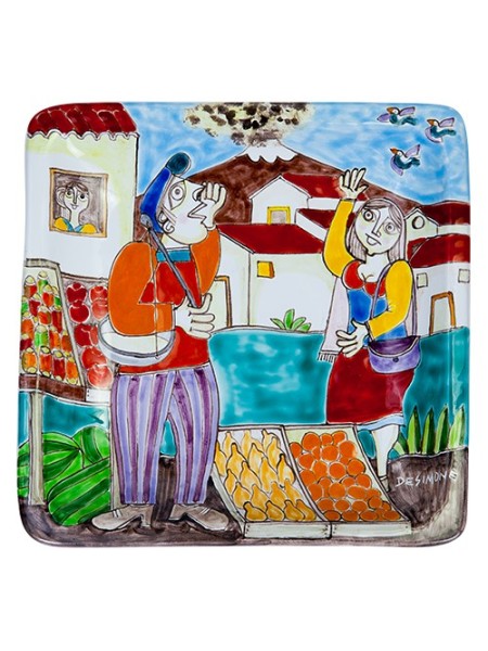 Squared Plate 24x24 DS 08 Greengrocer