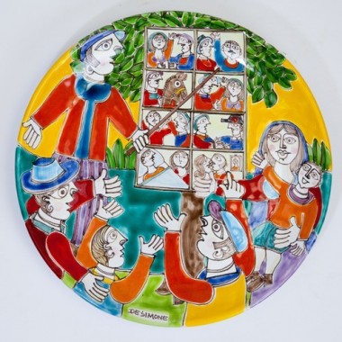 Circular Plate DS 30 cm Teacher and students