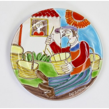 Circular Plate DS 18 cm Basket Weaver
 PT18DS-02
