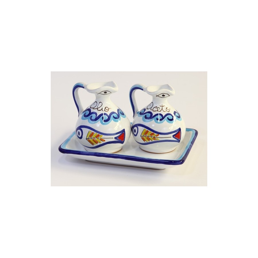 Set Olio E Aceto In Porcellana Bianca Make International KBJ-0049 – Design Keith Brymer Jones