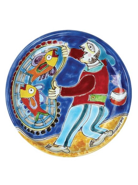 Circular Plate DS 15 cm Fisherman  PT15DS-9