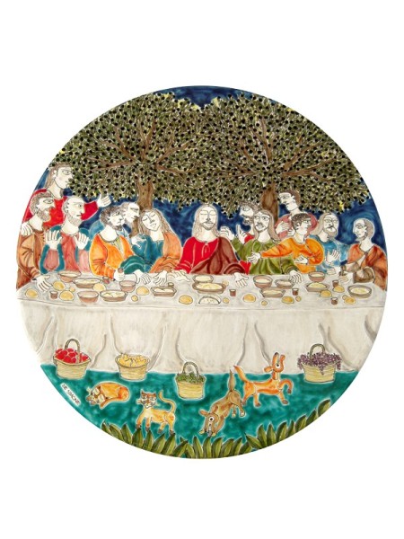 Round Plate DS The Last Supper