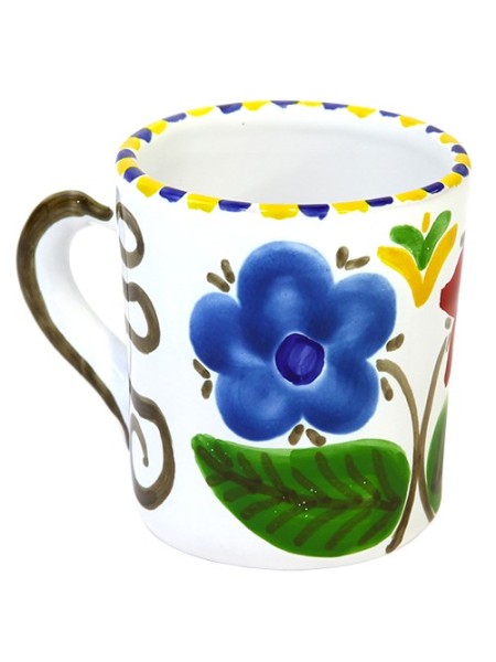 Tazza Mug Ceramiche De Simone decorata a mano Alicudi