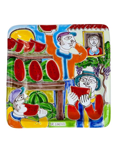 Piatto Quadrato 24x24 DS Vendita di Angurie