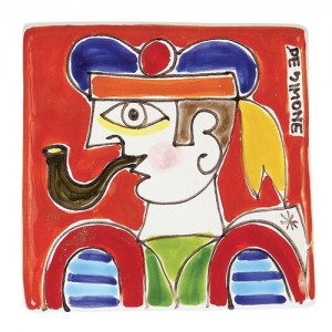 Handmade sicilian Ceramic Wall Tiles Sailor TZT685FCFK-25