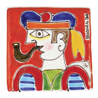 Handmade sicilian Ceramic Wall Tiles Sailor TZT685FCFK-25