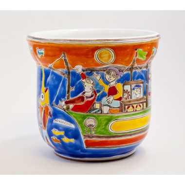 Cachepot ceramiche de simone pescatori DS VSP193DS