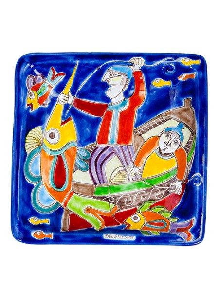 Squared Plate 24x24 DS 35 Fishermen