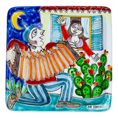 Piatto Quadrato 24x24 DS 27 Serenata