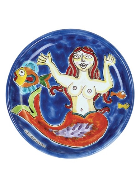 Circular Plate DS 15 cm Mermaid PT15DS-4