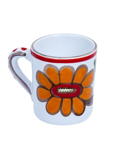 Tazza Mug Ceramiche De Simone decorata a mano Linosa