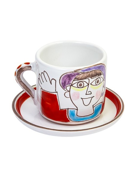 Ceramic Cup with Saucer TZ69FK