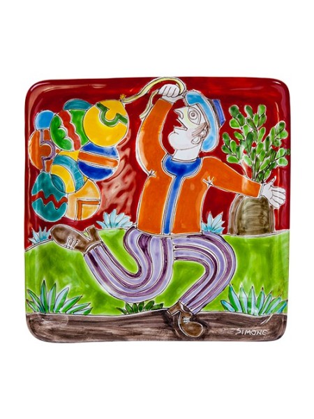 Squared Plate 24x24 DS 07 Balloons