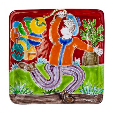 Piatto Quadrato 20x20 DS 07