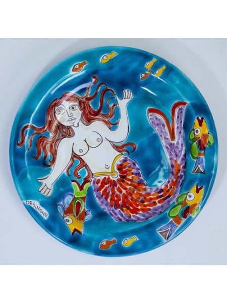 Piatto Tondo DS Sirena 25 cm PT25DS-03