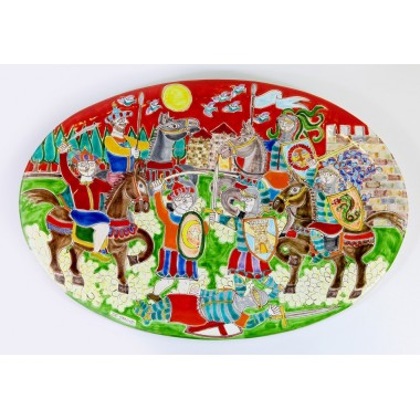 Oval Plate DS 60x38 cm OV60DS-01
