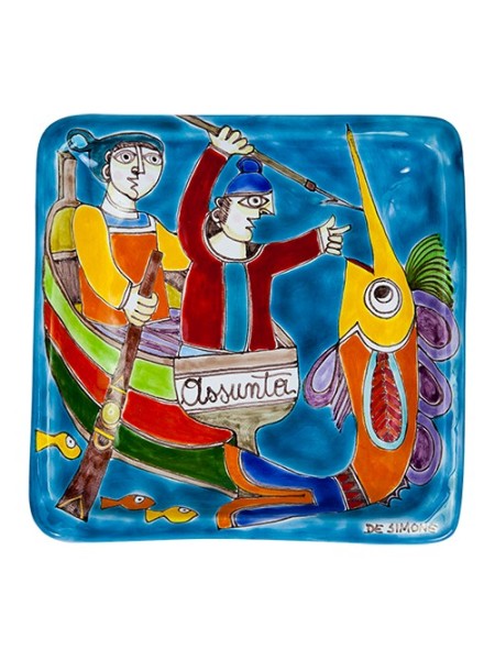 Squared Plate 24x24 DS 33 Fishermen