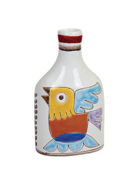 Bottle Folk white clay bird BT717MFK